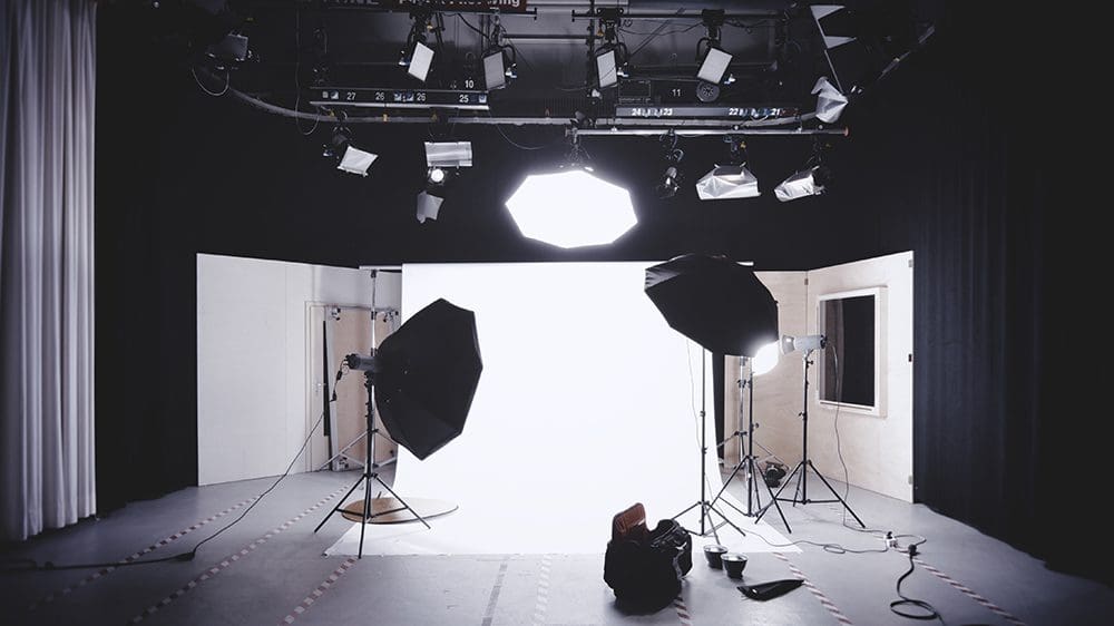 Using a studio to create your video will produce professional results.